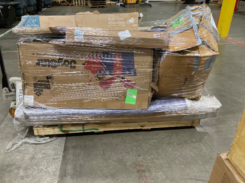 Photo 1 of ********no return no refund ********* pallet of different wooden items for example bed, mirrors, chairs, tables and much more returns are not accepted final sale