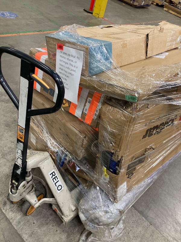 Photo 1 of ********no return no refund ********* pallet of different wooden items for example bed, mirrors, chairs, tables and much more returns are not accepted final sale