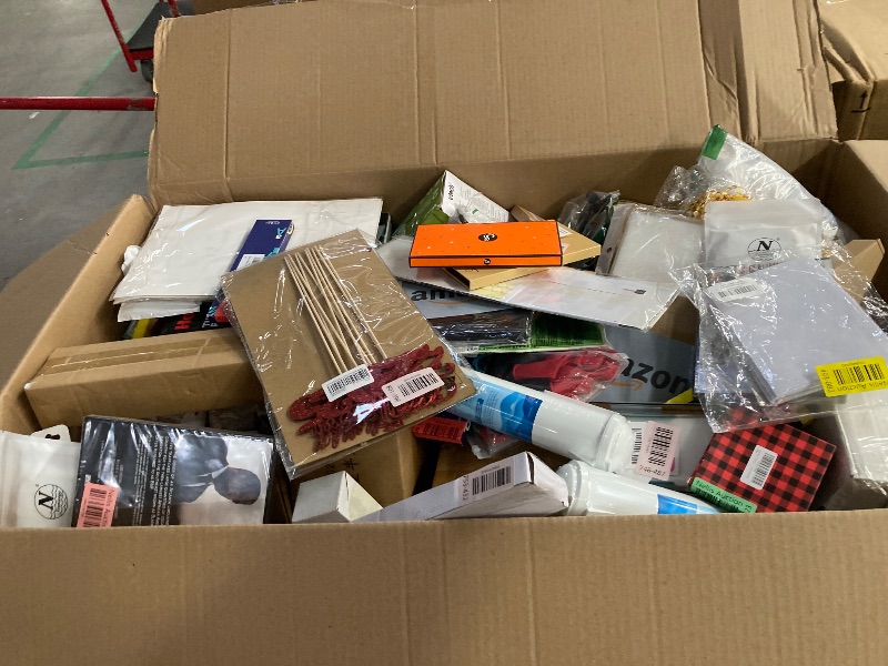 Photo 1 of ********no return no refund ***Box Size: Approx. 40” x 22” x 16” | Why bid on one item when you can score a mix of unique finds in one go? Packed with an estimated 80-120 items, this medium box offers the same kind of inventory you'd find listed individua