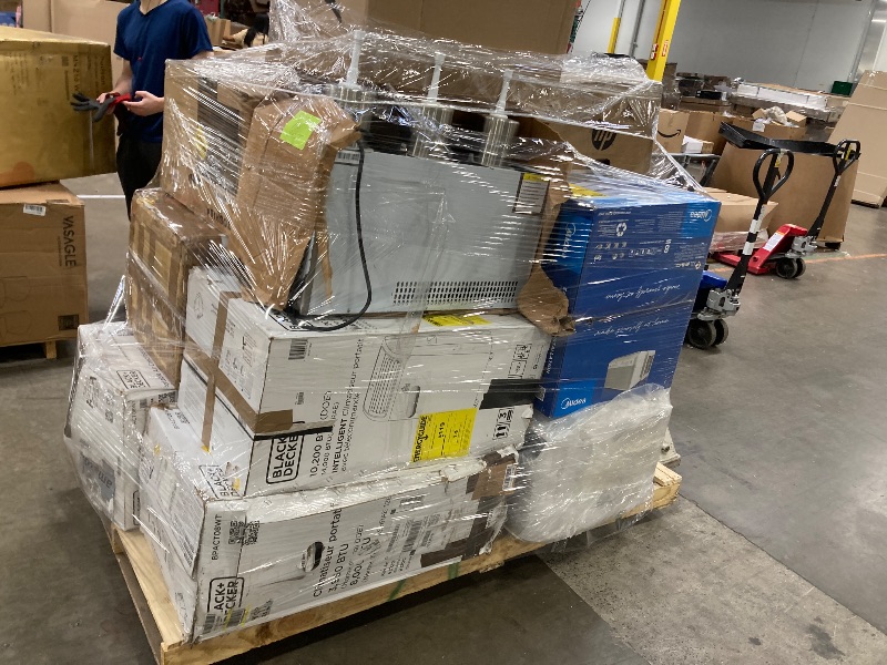Photo 1 of ********no return no refund ********* pallet of different wooden items for example bed, mirrors, chairs, tables and much more returns are not accepted final sale