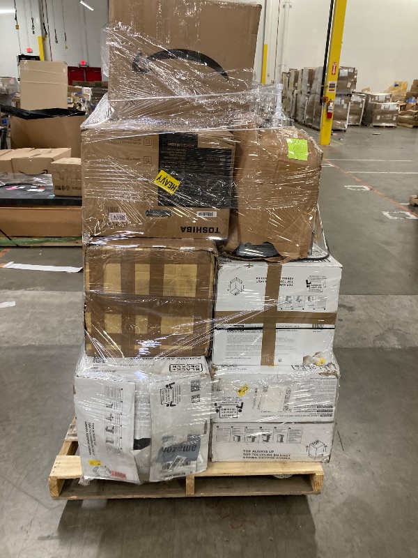 Photo 1 of ********no return no refund ********* pallet of different wooden items for example bed, mirrors, chairs, tables and much more returns are not accepted final sale