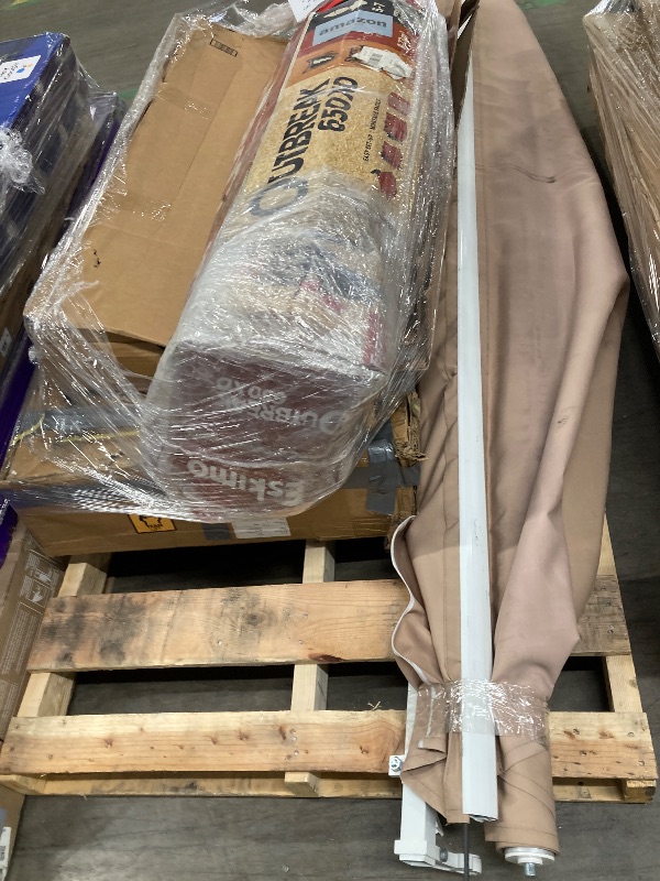Photo 1 of ********no return no refund ********* pallet of different wooden items for example bed, mirrors, chairs, tables and much more returns are not accepted final sale