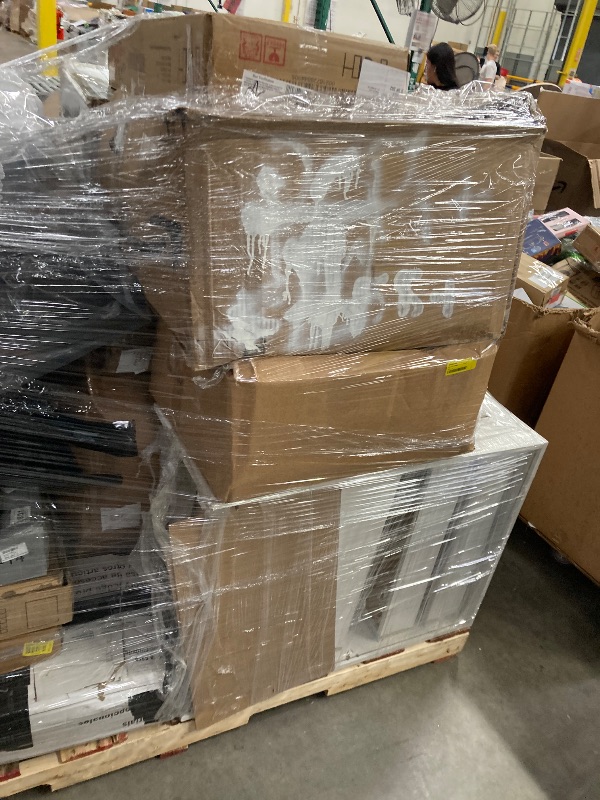 Photo 1 of ********no return no refund ********* pallet of different wooden items for example bed, mirrors, chairs, tables and much more returns are not accepted final sale