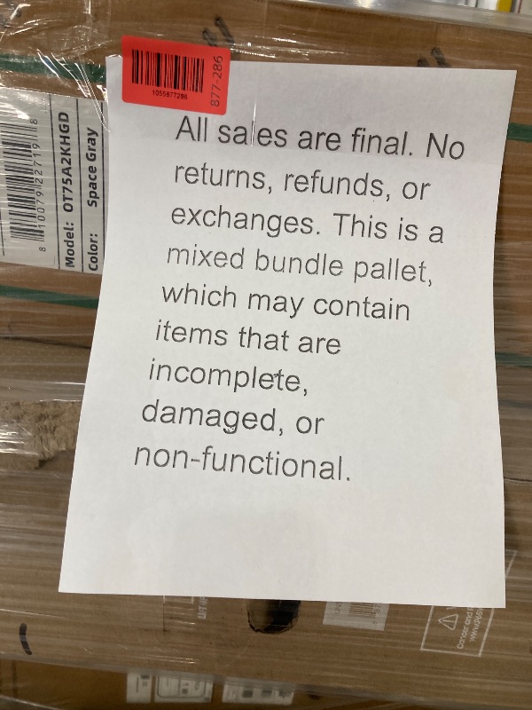 Photo 1 of ********No returns***No refund*******TV pallet doesn't work, only for parts of different brands and sizes. Some turn on, others don't. Broken screens, possibly missing cables and remote control. Returns not accepted. Final sale, approximate retail price o