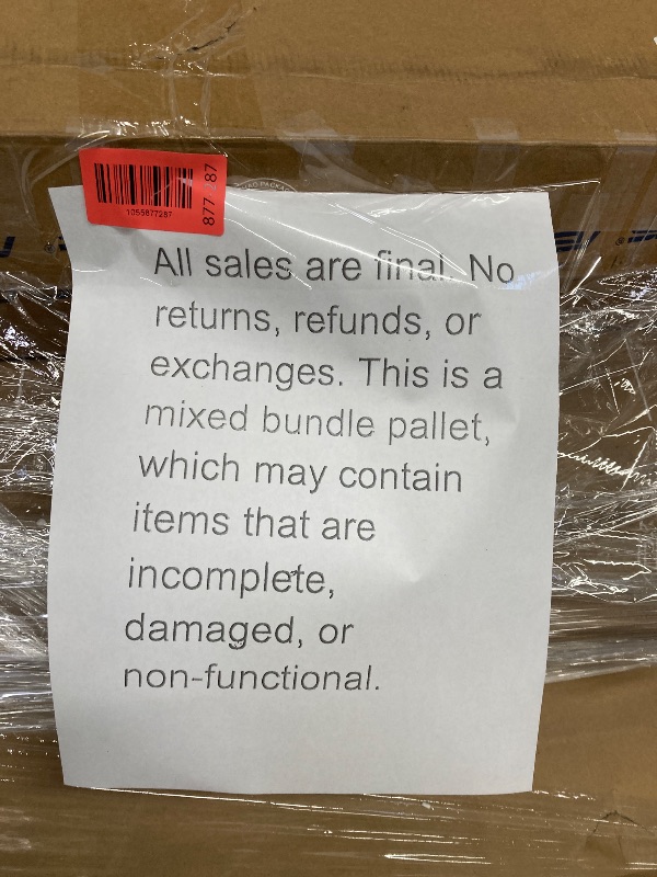 Photo 1 of ********No returns***No refund*******TV pallet doesn't work, only for parts of different brands and sizes. Some turn on, others don't. Broken screens, possibly missing cables and remote control. Returns not accepted. Final sale, approximate retail price o