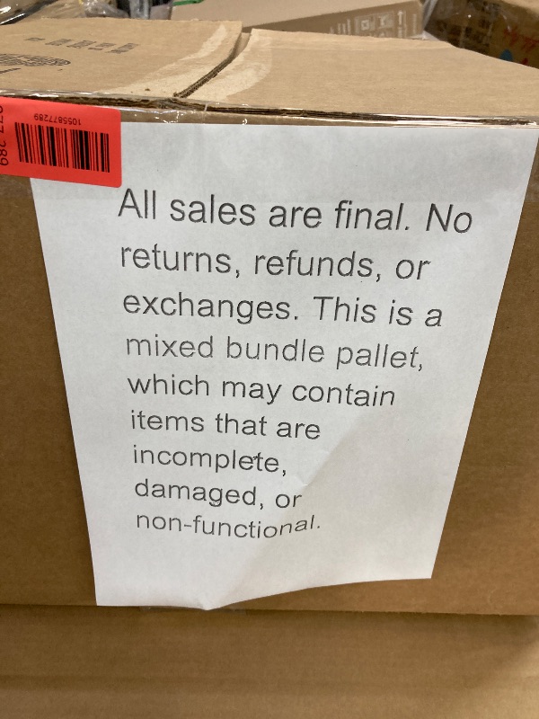 Photo 1 of ****no returns accepted***** final sale *****pallet with air conditioners and possible some fans only for parts, remote control or some part may be missing this pallet also contains small miscellanious item retail price is estimated for parts.