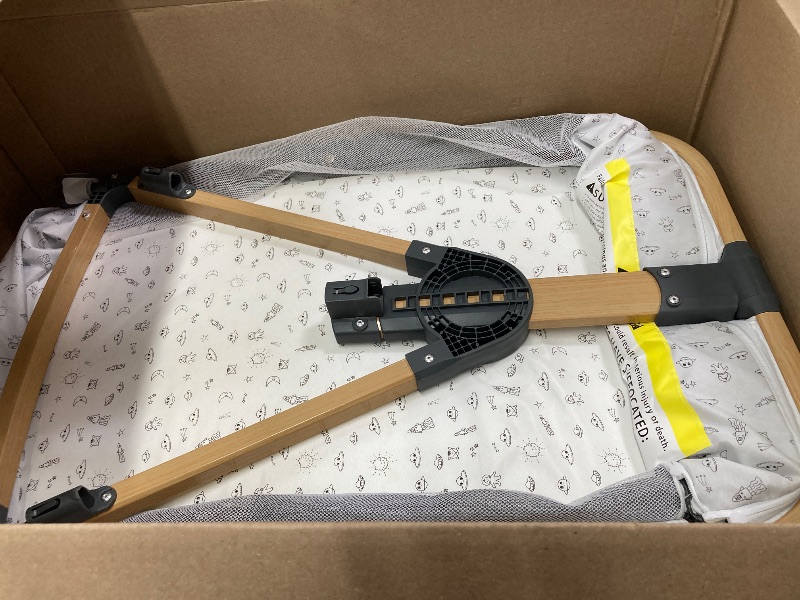 Photo 1 of ***ACTUAL COLOR IS GREY***Bassinet Bedside Sleeper, Rocking Bassinet for Baby, 3 in 1 Crib with 6 Adjustable Height,Breathable Mesh and Lockable Wheels, Baby Must Haves for Newborns***ACTUAL COLOR IS GREY***