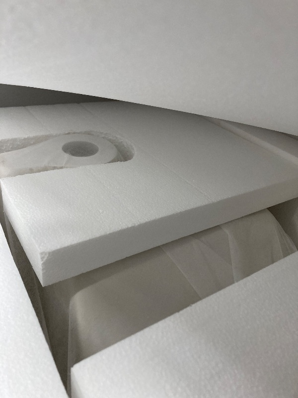 Photo 1 of ***(PARTS SINK ONLY)*** GETPRO Vanity Top 36 in. W x 22 in. D  Sink Top and Integrated Backsplash White Vanity Countertop with Single Faucet Hole  
