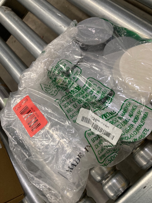 Photo 1 of ***(MISSING PARTS -SELLING AS IS)*** 
Reallnaive Mini Burger Press  and 6 Storage Containers 6 Slots Meat Sausage Patty Maker Paper Sheets Set for Small Burger Barbecue, Make 6 Pieces at Once**(NOT IN BOX)***