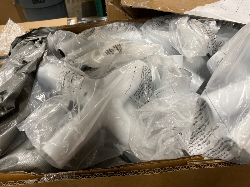 Photo 1 of **MISSING PARTS**Garvee 13x20 ft Heavy Duty Carport, Extra Large Galvanized Steel Car Canopy with All-Season Tarp Cover, 4 Roll-Up Doors & Mesh Windows, Portable Garage Shelter for Car, Truck, SUV, Boat, Grey