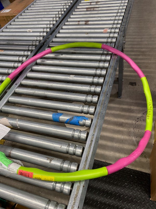 Photo 1 of **IS BENT IN SOME PLACES**Dancehall Hoops Fitness Pink Adult Foam Hula Hoop 8 Piece