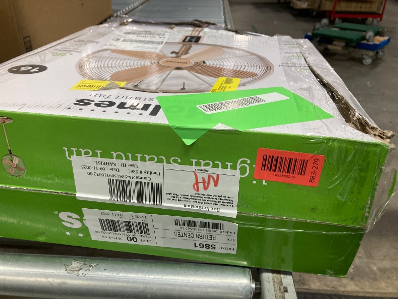 Photo 1 of ***(DAMAGED - SELLING AS PARTS ONLY)***
Holmes 16” Digital Metal Stand Fan, 3-Speed, Oscillating, Adjustable Height, Remote, Copper