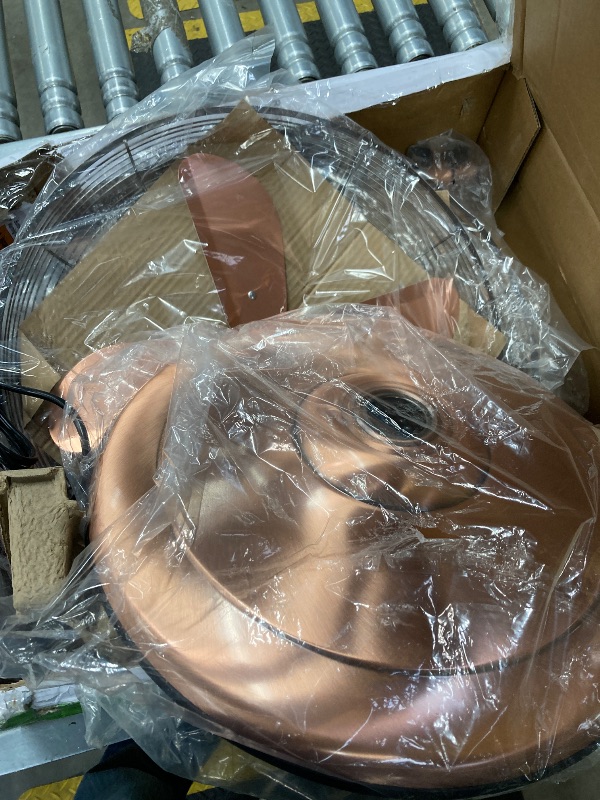 Photo 1 of ***(DAMAGED - SELLING AS PARTS ONLY)***
Holmes 16” Digital Metal Stand Fan, 3-Speed, Oscillating, Adjustable Height, Remote, Copper