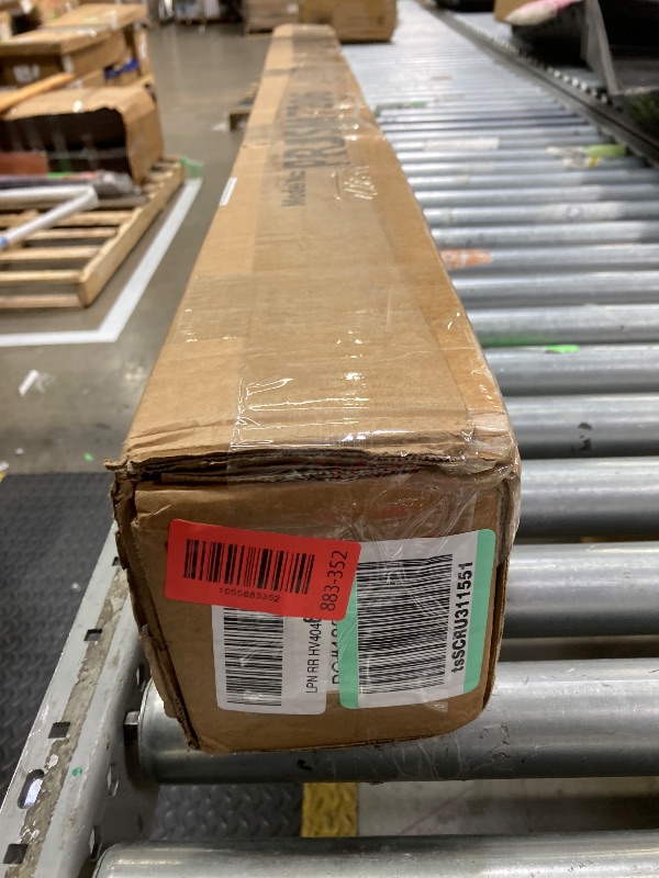 Photo 1 of Pyle Manual Pull-Down Projector Screen - Universal 72-inch Roll-Down Retractable Manual Projection Screen w/ Auto-Locking, Adjustable Screen Height, Black Masking Border - 42.5" x 56.6" PRJSM7206