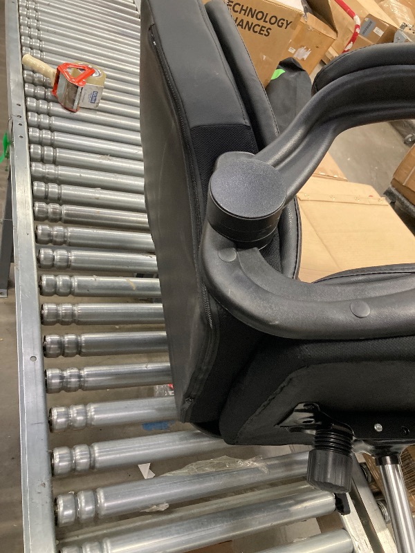 Photo 1 of ***(SELLING AS IS -MISSING PARTS)*** 
JONPONY Big and Tall Office Chair 300LBS Wide Seat Ergonomic Computer Desk Chair High Back Executive Leather Chair Adjustable Task Chair Lumbar Back Support 8 Hours Heavy Duty Design,Black