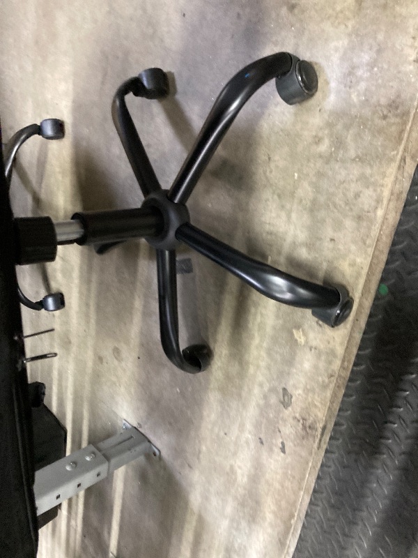 Photo 1 of ***(SELLING AS IS -MISSING PARTS)*** 
JONPONY Big and Tall Office Chair 300LBS Wide Seat Ergonomic Computer Desk Chair High Back Executive Leather Chair Adjustable Task Chair Lumbar Back Support 8 Hours Heavy Duty Design,Black