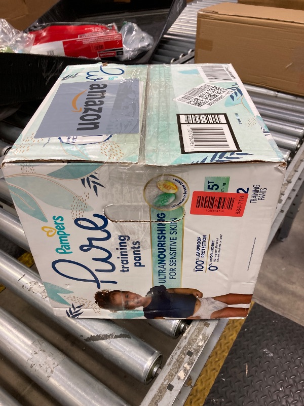Photo 1 of ***ONLY 1 ROW OF DIAPERS ARE INCLUDED***Pampers Pure Protection Training Underwear, Unisex, Size 4T5T, 52 Count, Premium, Hypoallergenic, Soft, Absorbent***ONLY 1 ROW OF DIAPERS ARE INCLUDED***