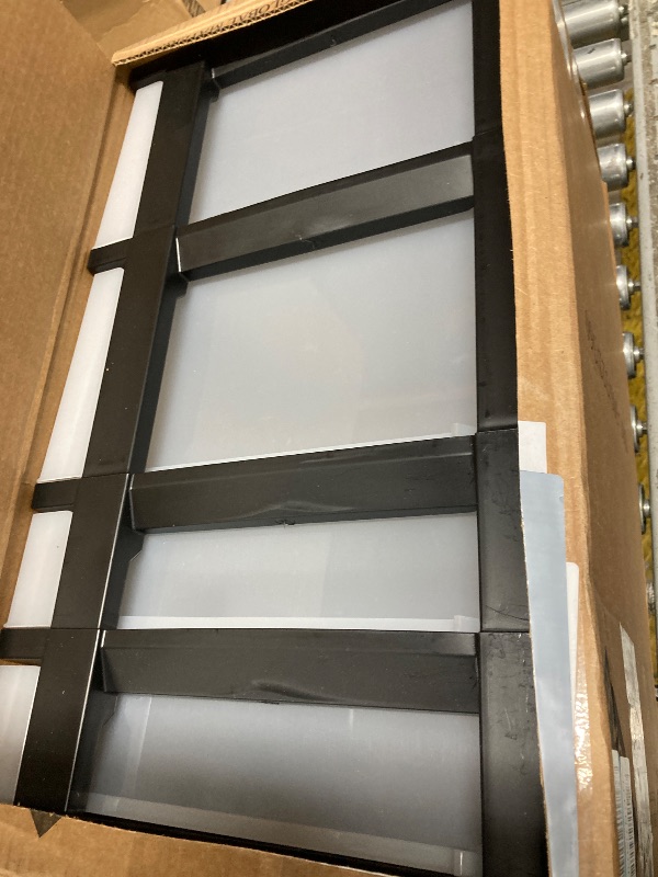 Photo 1 of **CRACK ON TOP CORNER-SEE PICS**IRIS USA Plastic Drawer Storage Organizer Rolling Cart, with Wheels Casters, 4-Drawers, for Classroom Art Craft Supplies Dresser Closet Bathroom Laundry Room, Black/Pearl