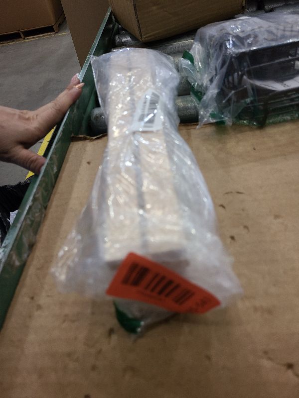 Photo 1 of 2 Pcs 11.81 Inch Wooden LED Light Display Pedestal, Wooden Rectangle LED Lights Display Base for Acrylic and Plexiglass,Night LED Light Lamp Base with USB Switch (Warm Light)