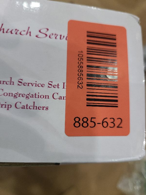 Photo 1 of 100 White Odorless Taper Candles - Handheld with Drip Protection, 5 Inches - Church & Sabbath Religious Candles