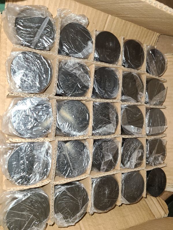 Photo 1 of 1oz Glass Jar with Lid, Hoa Kinh 25Pack Amber Round Containers Cosmetic Glass Jars with Inner Liners and Black Lids Travel Jars for Storing Lip and Body Scrub, Lotion, Body Butter, Bath Salts, Liquid