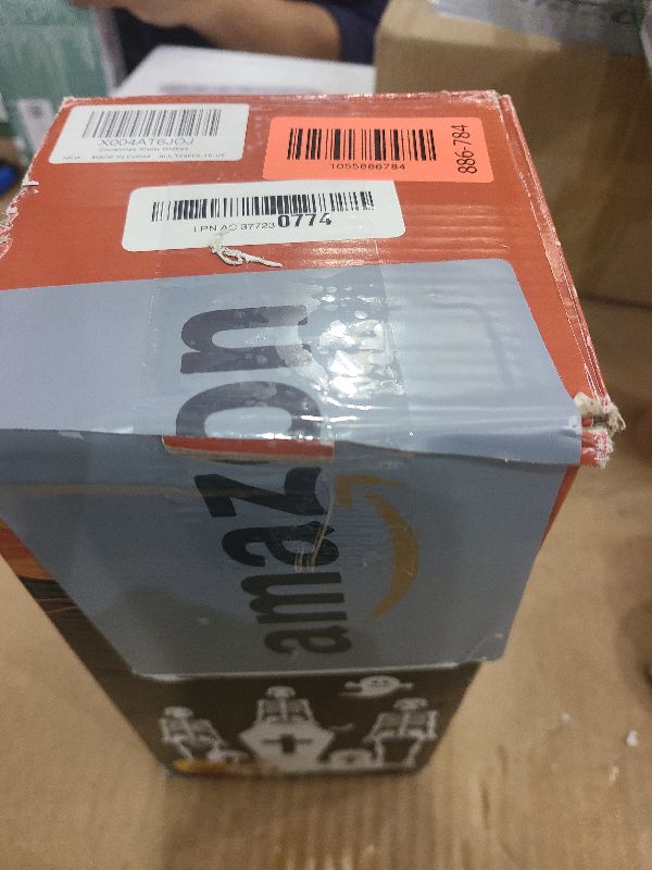 Photo 1 of 10'' Halloween Snow Globe Lantern Lighted Musical Water Lantern Spooky Pumpkin and Witch' s Black Cat Combo with Swirling Glitter, Battery Operated or USB Powered