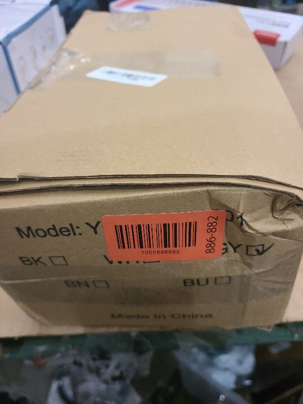 Photo 1 of 17.3’’ Table Lamps Set of 2 with 2 USB & AC Outlet, Bedside Nightstand Lamps for Bedroom Living Room Kid’s Room, Desk Lamp with Pull Chain Switch & Fabric Shade for Office Reading Nursery, Grey