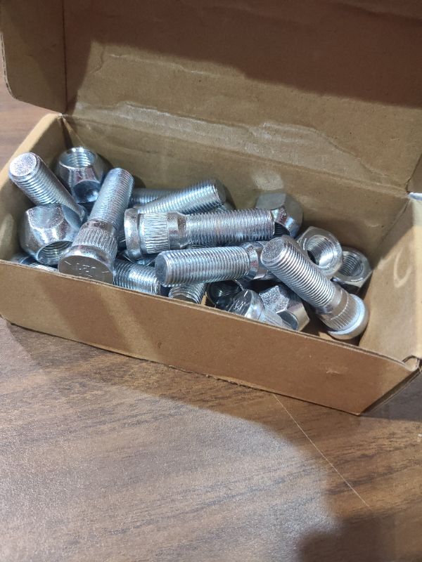 Photo 1 of 12Sets 1/2-20 Inch Wheel Stud with Nuts for Trailer for Lippert Axles 3500 lb for Dexter 4400 lb with 1/2"-20 UNF Thread Size