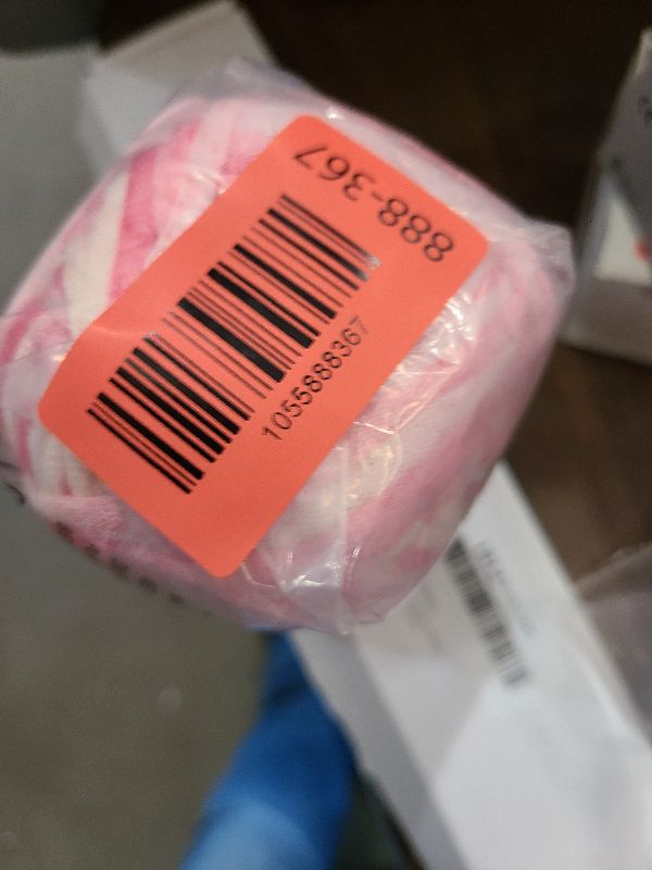 Photo 1 of 120g Pink Yarn for Crocheting and Knitting; Rainbow Yarn for Beginners with Easy-to-See Stitches;Worsted-Weight Medium #4 for Beginners Crochet Kit Making