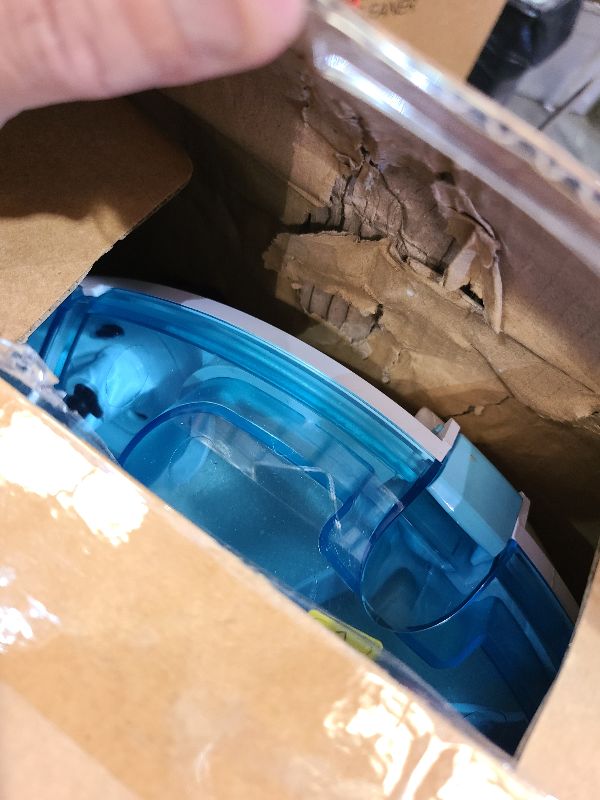 Photo 1 of (2025 Upgrade) Cordless Robotic Pool Cleaner, Lasts 75 Min, Automatic Vacuum for Above-Ground Pools up to 645 Sq.ft,Portable, Self-Parking,Light Blue