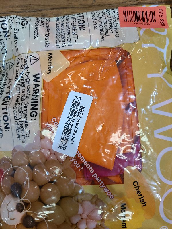 Photo 1 of ***MISSING PIECES*** PartyWoo Tangerine Orange Balloons, 100 pcs Dark Different Sizes Pack of 36 Inch 18 Inch 12 Inch 10 Inch 5 Inch Deep for Balloon Garland as Party Decorations, Orange-Y9