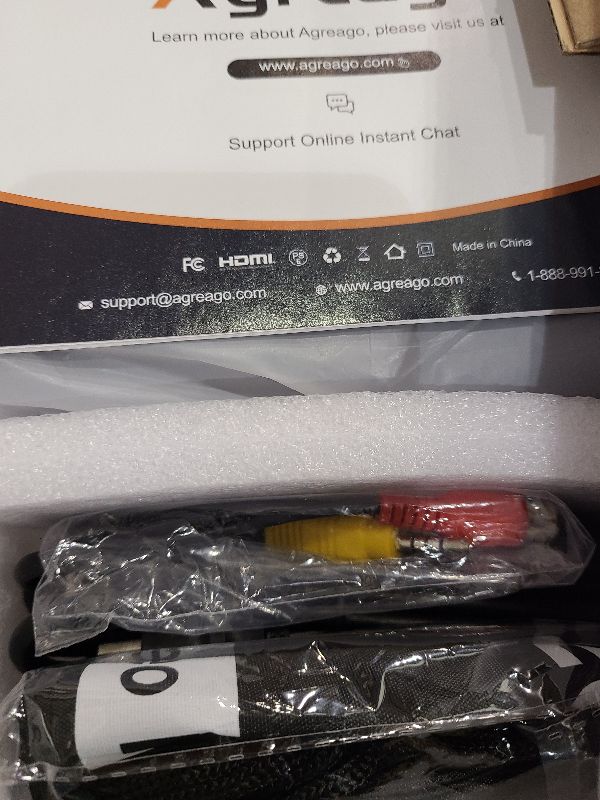 Photo 1 of [Electric Focus] Projector with WiFi and Bluetooth, Native 1080P 15,000 Lumens 4K Supported, Agreago Outdoor Movie Projector for Home Theater UP to 300", for iOS/Android/TV Stick/HDMI/USB