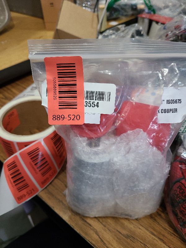 Photo 1 of 1-Set 1" Ag ISO5675 Carbon Steel Hydraulic Quick Disconnect Coupling/Coupler Poppet Valve?Pioneer Type, Set w/Dust Cap