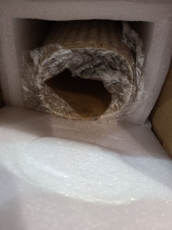 Photo 1 of 12" H Large Glass Vase,Art Flower Vases for Home Decor,3.97 lb Heavy Luxury vases,Noble Colored Wave Point Dot Hand Blown Vase,Tall Vases for Flower