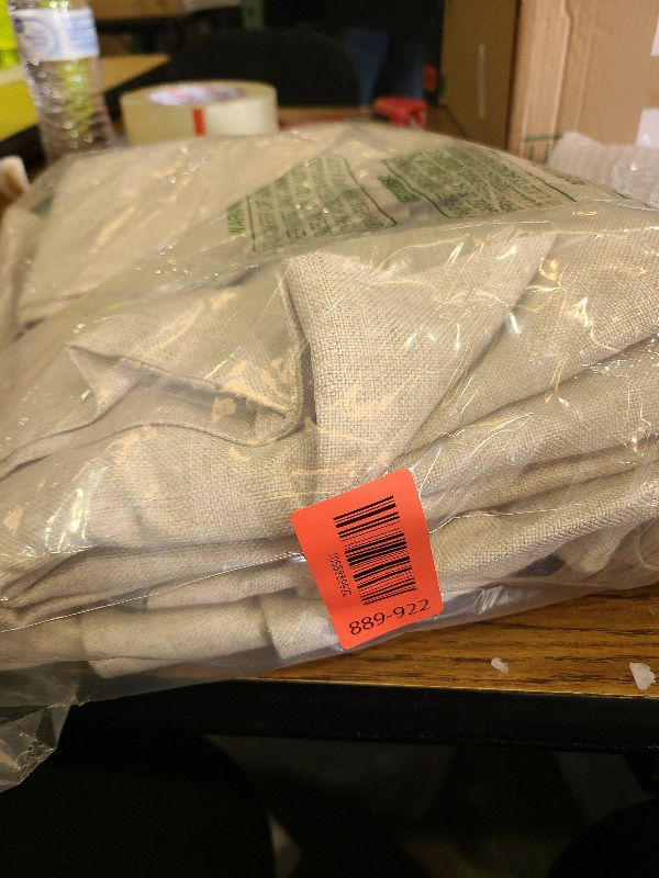 Photo 1 of 100% Blackout Shield Linen Blackout Curtains for Bedroom 84 Inches Long, Back Tab/Rod Pocket Living Room Drapes, Thermal Insulated Blackout Curtains 2 Panels Set, 50" W x 84" L, Oatmeal