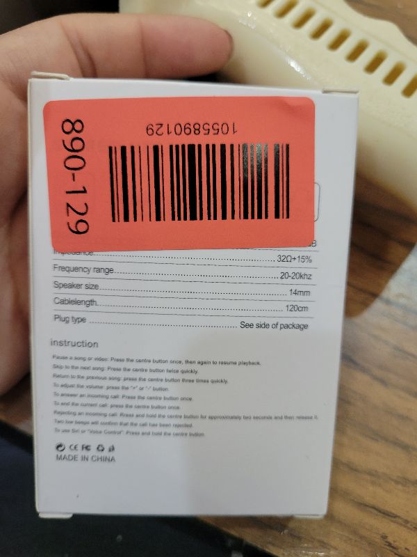 Photo 1 of 2 Packs- Wired Headphones for iPhone Earbuds Built-in Microphone & Volume Control Nosie Reduction Headsets Compatible with iPhone 14/13/12/11/XR/XS/X/8/7/SE/Pro/Pro Max/Support All iOS System