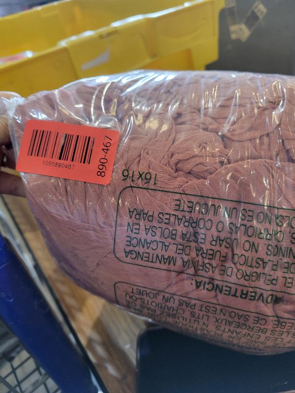 Photo 1 of 12 Pack 10Ft Cheesecloth Table Runner 35x120 Inch Boho Gauze Table Runner Rustic Cheese Cloth Long Romantic Table Runners for Wedding Bridal Shower Birthday Party Table Decor (Dusty Blush)