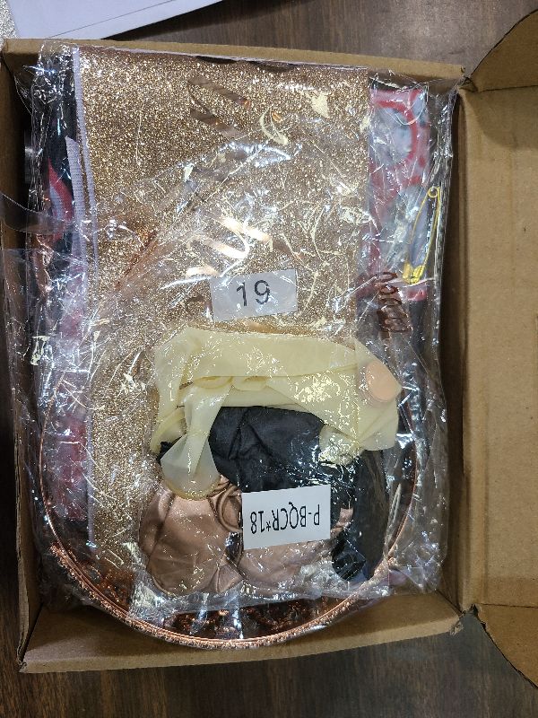 Photo 1 of 19th Birthday Decorations for Girls,32PCS 19th Birthday Party Decorations,Including Backdrop, Crown, Sash, banner, Hanging Swirl,Cake Topper,balloons, Anniversary Card and Paper Fans