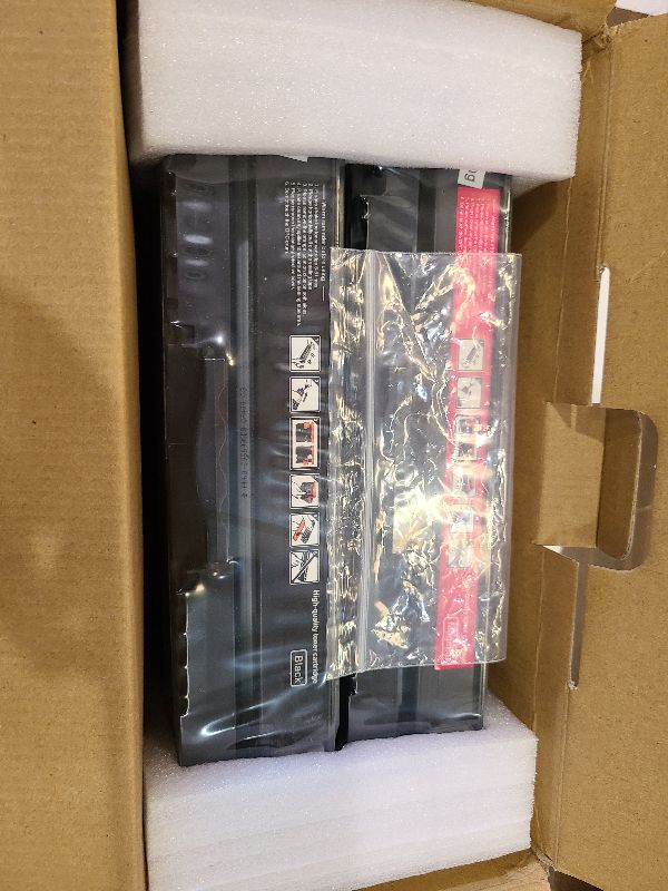 Photo 1 of 218A Toner Cartridge Set (with chip 4-Pack) Replacement for HP 218A W2180A W2181A W2182A W2183A 218X W2180X Compatible with HP Color Laserjet Pro MFP 3301cdw 3301fdw 3301sdw 3201dw Printer Ink Black