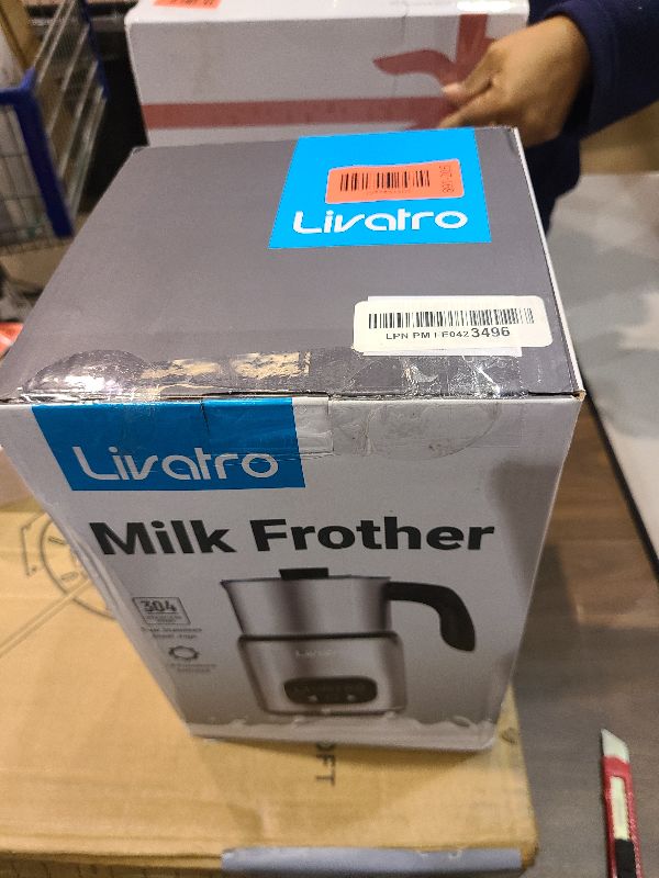 Photo 1 of 14-in-1 Milk Frother With 21oz Detachable Cups - Electric Milk Frother and Steamer for Hot Chocolate/Coffee/Cappuccino/Latte, IH Fast Heating, Smart Memory, Dishwasher Safe (New Upgrade)