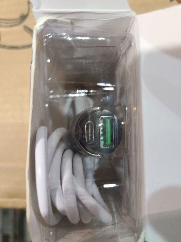 Photo 1 of 130W Mini Car Charger+3in1 USB Cable Fast Charging[QC100W+PD30W] Invisible Flush Fit Cigarette Lighter Adapter with Type C Cable,Dual Port for iPhone iPad Samsung MacBook Laptop Dashcam