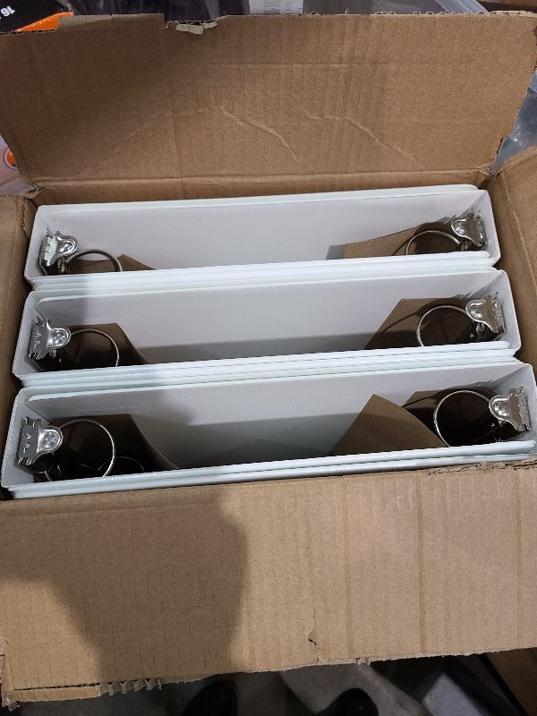 Photo 1 of 1.5-Inch 3-Ring Binder with Pockets, 1-1/2’’ Premium View Binders with Three Ring Binders Holds up to 325 Sheets US Letter Size, Bulk Pack of 6, Perfect for Home, Office, and School (1.5-inch) White