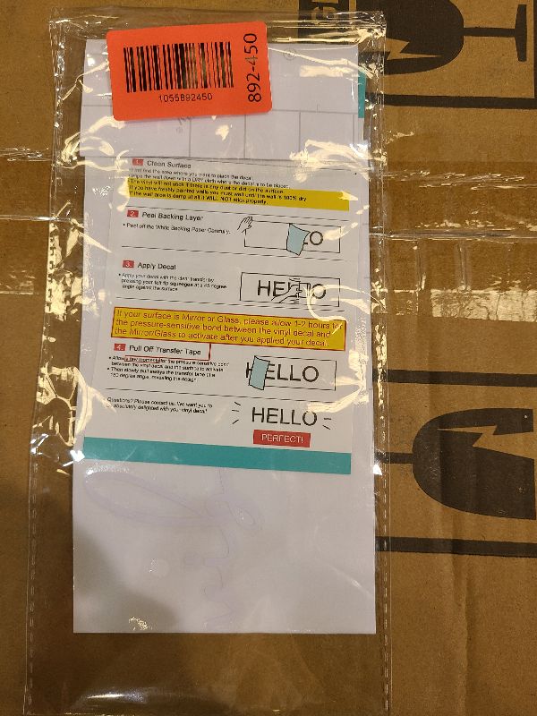 Photo 1 of “Good Vibes Only” Mirror Decal – White Vinyl Motivational Quote Sticker, Positive Affirmation Wall Art for Bathroom, Bedroom, Car, or Home Decor – 16x3.6 Inch