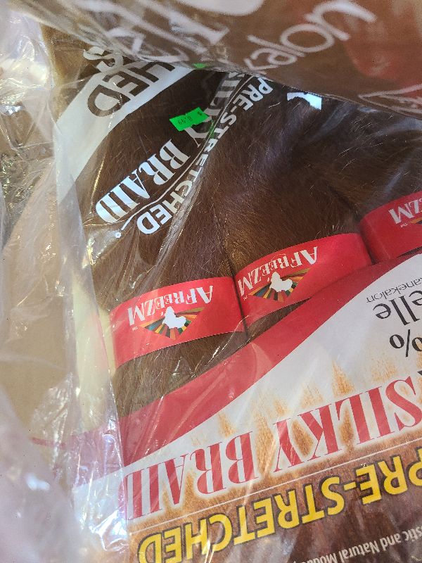 Photo 1 of (Pack of 2) 3X Afreezm Pre Stretched Silky Braiding Hair (#27)