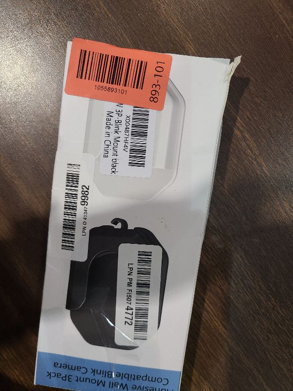 Photo 1 of 3 Pack Blink Camera No Drill No Screws Wall Mount Bracket for Blink Mini /Mini 2 /Blink Outdoor 4 /Blink Indoor Camera, HBV Adhesive Mount