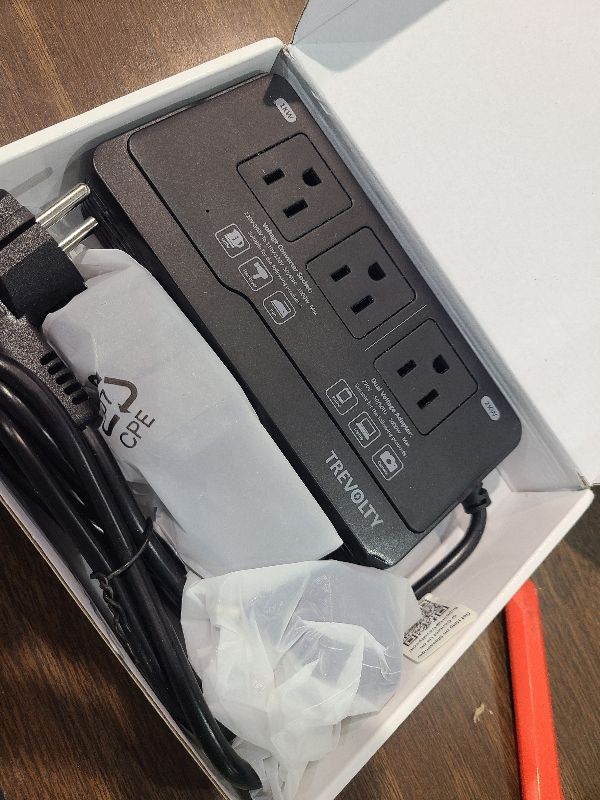 Photo 1 of 2000W Voltage Converter US to Europe - 7-in-1 Power Converter Adapter Combo with EU/UK/IT/AU Plugs, 220V to 110V Converter with 3 AC Outlets, 2 USB & 2 Type-C Ports for Travel