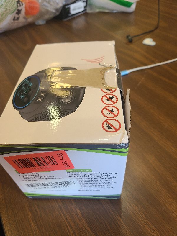 Photo 1 of 2 Pack Ultrasonic Pest Repellent Plug in, Indoor Pest Rodent Control for Mouse Mice Rat Squirrel Bat Roach Spider Ant Bug, Electronic Repelling Device Mouse Traps