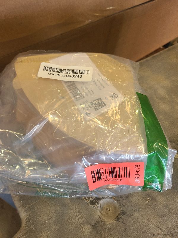 Photo 1 of 200 Count #4 Cone Coffee Filters 8-12 Cups, Disposable Coffee Filters 4 Cone Paper Unbleached Natural 4 Filters Paper Compatible with Ninja, Drip and Pour Over Coffee Maker