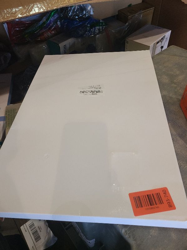 Photo 1 of 2Pack Magnetic Board,17.1" x 11.8" Magnet Display,for Magnets and Bulletin Board,Suitable for Wall, Refrigerator, Compartment, Cabinet etc,Comes with Dual Lock Tape for Easy Hanging (Silver)