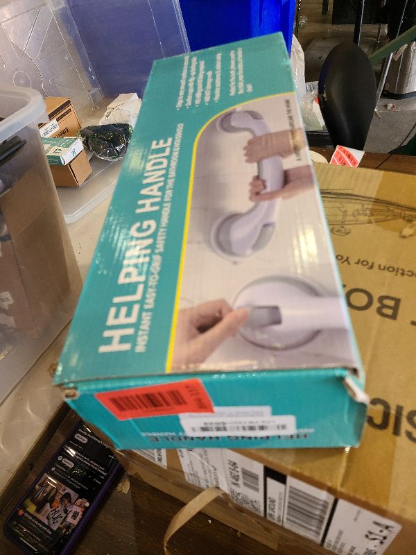 Photo 1 of 2 Pack Grab Bars for Bathtubs and Showers, Removable Bathroom Handrails for Seniors, 16.9 Inch Shower Handle Suction, Shower Safety Grip No Drilling, Easy to Install Waterproof Wall Grab Bar